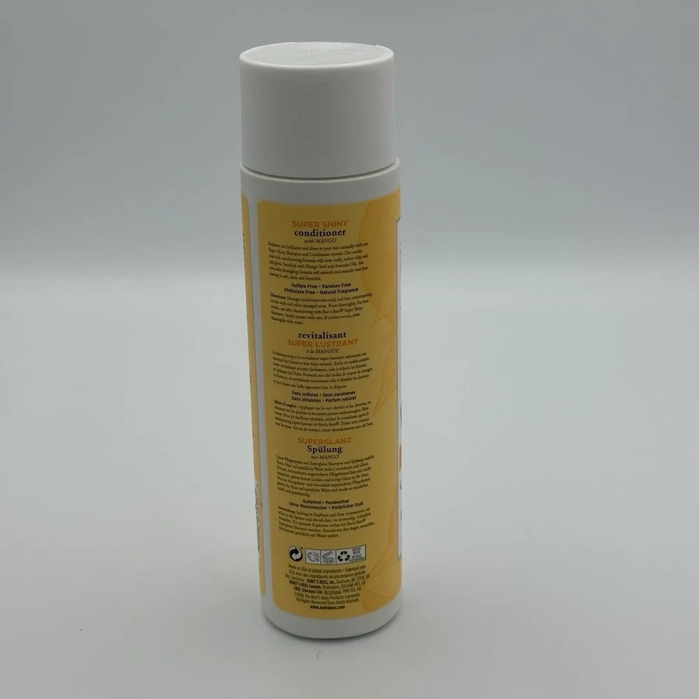 Burt's Bees Super Shiny Conditioner with‎ Mango & Avocado Oil 10oz Discontinued